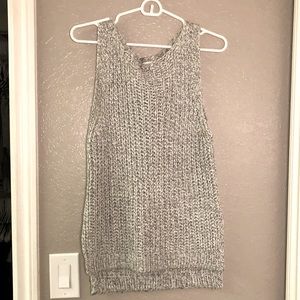 LUSH knit sweater tank top